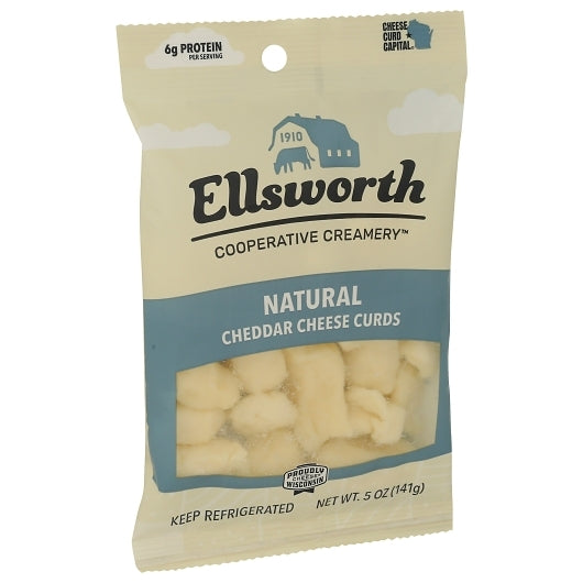 Ellsworth Natural White Cheddar Cheese Curds, 12 x 5 oz Case - DOT product image 4