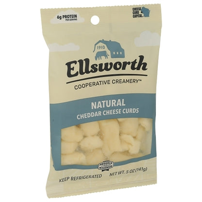 Ellsworth Natural White Cheddar Cheese Curds, 12 x 5 oz Case - DOT product image 4