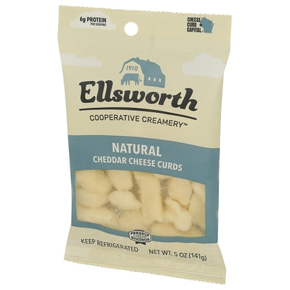 Ellsworth Natural White Cheddar Cheese Curds, 12 x 5 oz Case - DOT product image 5