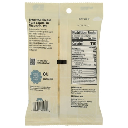 Ellsworth Natural White Cheddar Cheese Curds, 12 x 5 oz Case - DOT product image 7