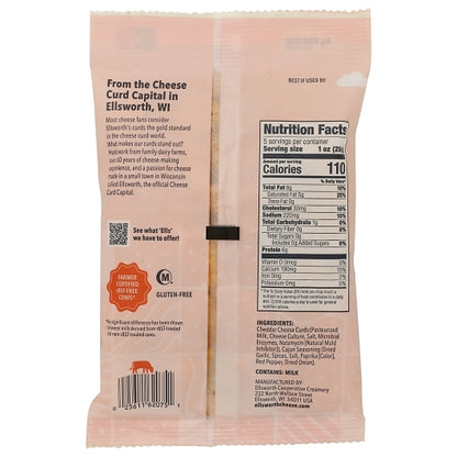 ELLSWORTH Cheese Curd Natural White Cheddar Cheese with Cajun Seasoning, 12 x 5 oz Case - DOT product image 6