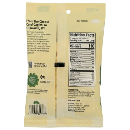 Ellsworth Natural White Garlic Cheddar Cheese Curds, 12 x 5 oz Case - DOT product image 6