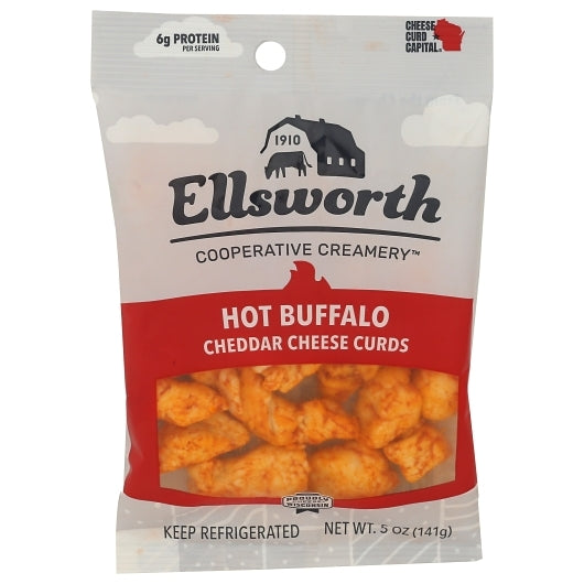 Ellsworth Hot Buffalo Cheese Curds, 12 x 5 oz Case - Cheese & Dairy