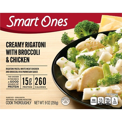 Smart Ones Creamy Rigatoni with BROCCOLI & CHICKEN, 12 x 9 oz Case - DOT product image 2