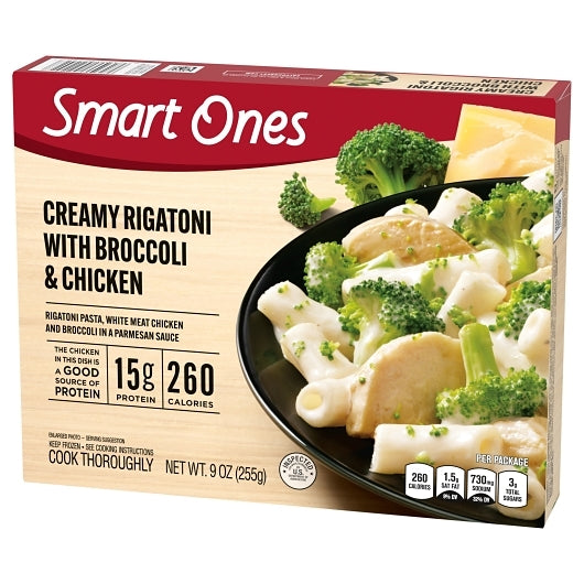 Smart Ones Creamy Rigatoni with BROCCOLI & CHICKEN, 12 x 9 oz Case - DOT product image 3