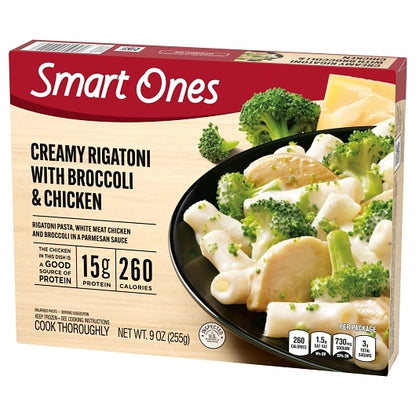 Smart Ones Creamy Rigatoni with BROCCOLI & CHICKEN, 12 x 9 oz Case - DOT product image 3