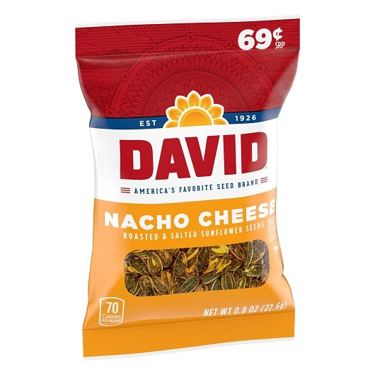 David Sunflower Seeds In Shell Nacho, 9 x 36 x 0.8 oz Case - DOT product image 3