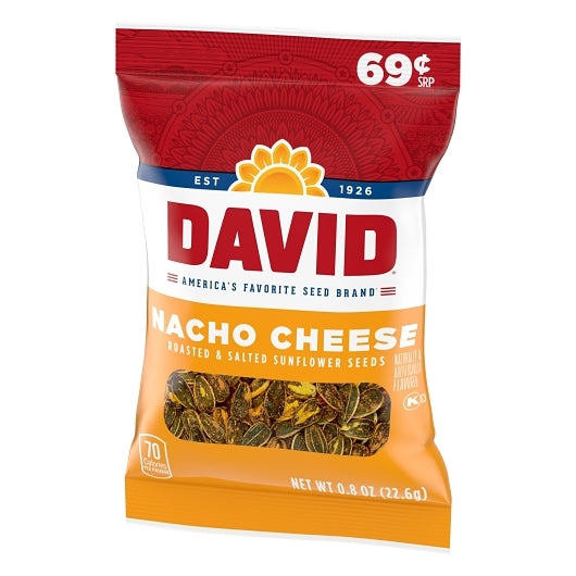 David Sunflower Seeds In Shell Nacho, 9 x 36 x 0.8 oz Case - DOT product image 5