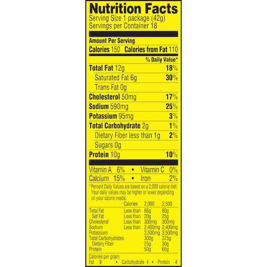 Slim Jim Pork & Beef Pepperoni 'N Cheese Snack Sticks, 6 x 18 x 1.5 oz Case - DOT product image 8