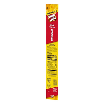 Slim Jim Meat Stick Original Flavor Twin Pack, 1 x 24 x 288 ct Case - DOT product image 8