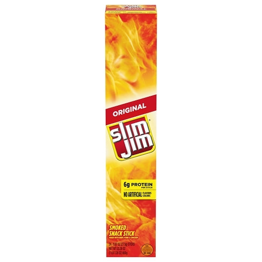 Slim Jim Giant Snack Sticks, 6 x 24 x 0.97 oz Case - DOT product image 2