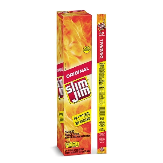 Slim Jim Giant Snack Sticks, 6 x 24 x 0.97 oz Case - DOT product image 5