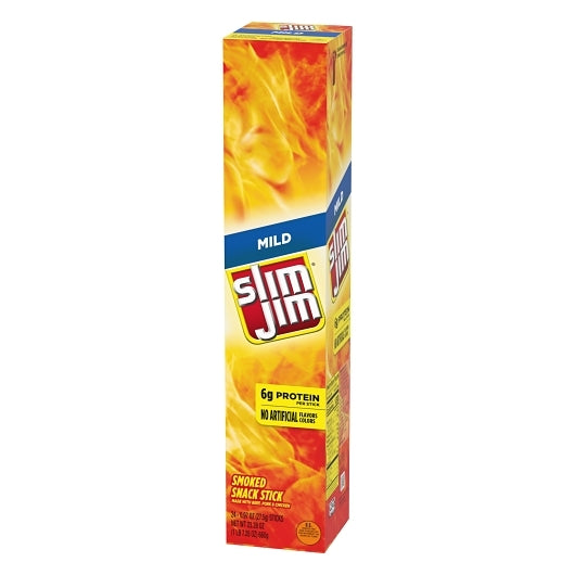 Slim Jim Giant Mild Snack Sticks, 6 x 24 x 0.97 oz Case - DOT product image 7