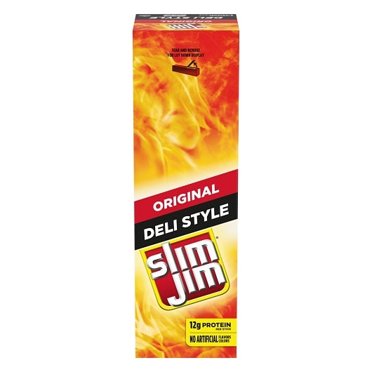 Slim Jim Deli Style Smoked Meat Snack Sticks, 6 x 18 x 1.8 oz Case - DOT product image 2