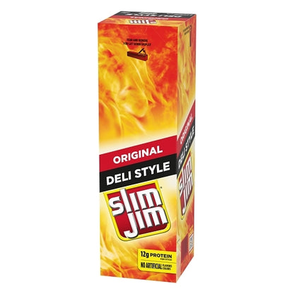 Slim Jim Deli Style Smoked Meat Snack Sticks, 6 x 18 x 1.8 oz Case - DOT product image 7