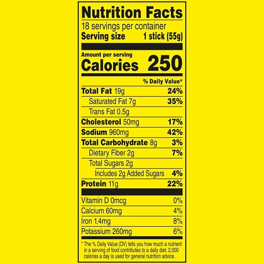 Slim Jim Monster Tabasco Flavored Smoked Meat Snack Sticks, 6 x 18 x 1.94 oz Case - DOT product image 7