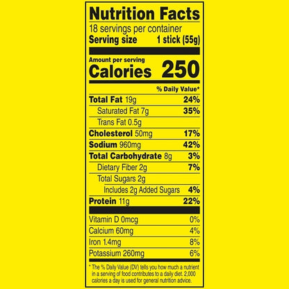 Slim Jim Monster Tabasco Flavored Smoked Meat Snack Sticks, 6 x 18 x 1.94 oz Case - DOT product image 7