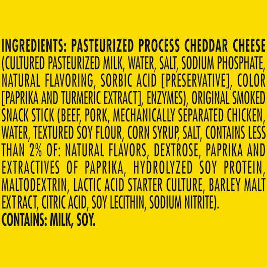 Slim Jim Cheese Original, 6 x 14 x 1.15 oz Case - DOT product image 8
