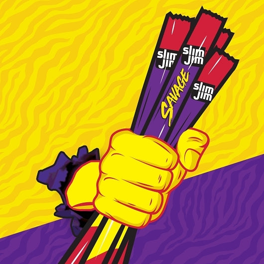 Slim Jim Meat Sticks Savage Original, 6 x 12 x 3 oz Case - DOT product image 8