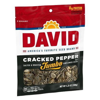 David Black Pepper Sunflower Seeds, 12 x 5.25 oz Case - DOT product image 3