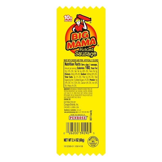 (Price/Case)Penrose 2620039290 Penrose Big Mama Pickled Sausage - DOT product image 6