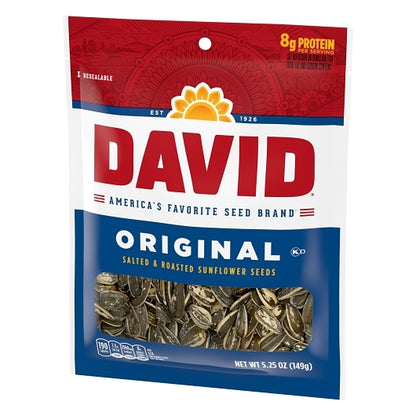 David Original Sunflower Seeds, 12 x 5.25 oz Case - DOT product image 4