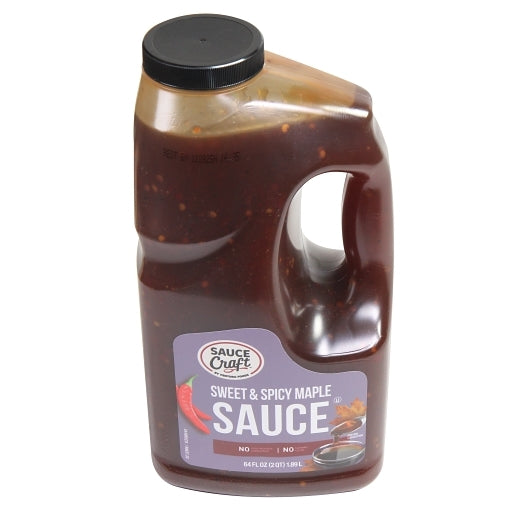Sauce Craft Maple Sweet & Spicy Sauce Jug, 4 x 0.5 GA Case - Condiments & Sauces