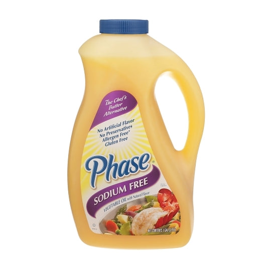 Phase Oil No Sodium Liquid, 3 x 1 GA Case - Pantry Ingredients