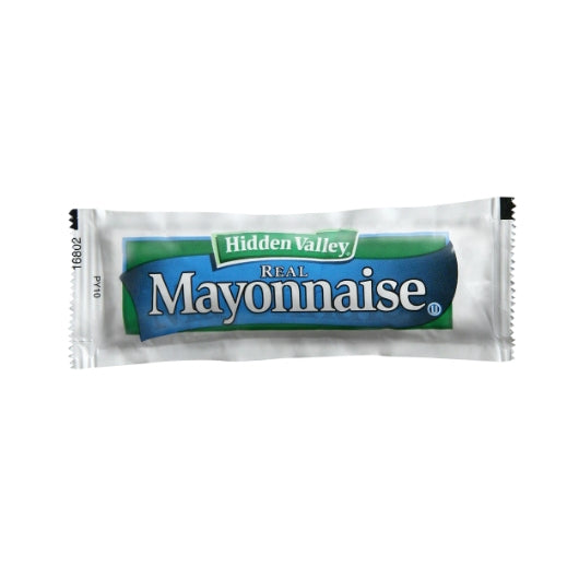 Hidden Valley No Trans Fat Mayonnaise Single Serve, 200 x 12 GR Case - Condiments & Sauces