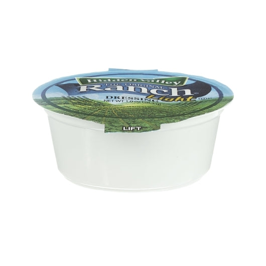 Hidden Valley Original Light Ranch Dressing Single Serve, 160 x 1 oz Case - Front/center packaged product image