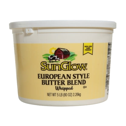 Ventura Foods Zero Grams Trans Fat European Style Whipped Butter Blend, 4 x 5 lb Case - DOT product image 2
