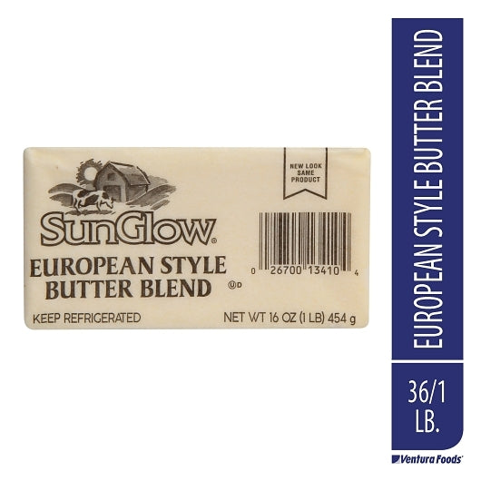 Sun Glow Margarine European Style No Trans Fat Butter Blend, 36 x 1 lb Case - DOT product image 3