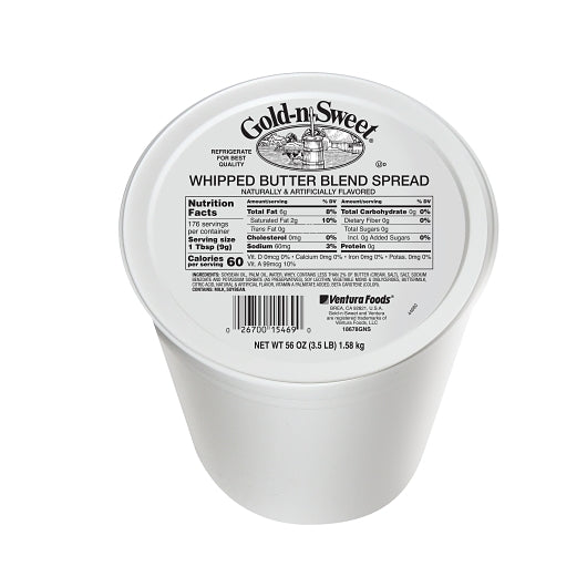 Gold N Sweet 72 Percent Fat Whipped Butter Blend Spread, 3.5 Pou - DOT product image 1
