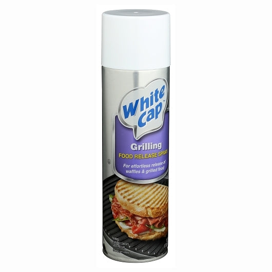 White Cap Food Release Spray Grill, 6 x 17 oz Case - Alternate product angle or state