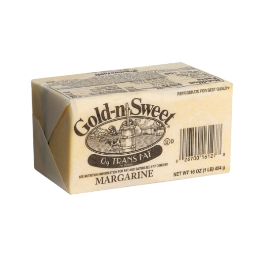 Gold N Sweet Palm Margarine Prints, 30 x 1 lb Case - Cheese & Dairy