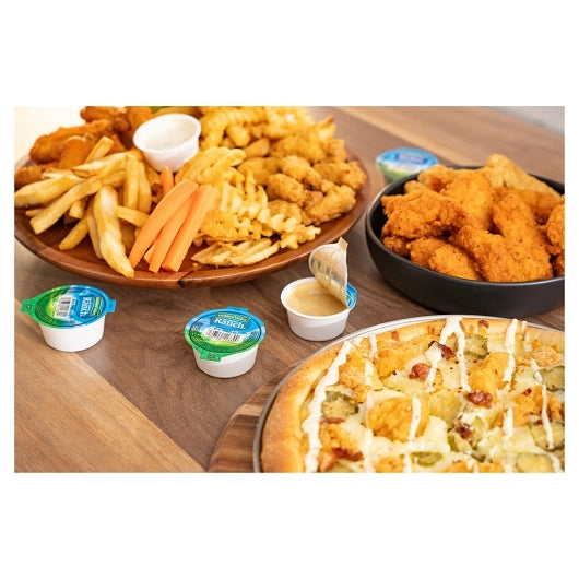 Hidden Valley Honey Mustard Round Portion Control Single Serve Cups, 64 x 1.25 oz Case - Condiments & Sauces
