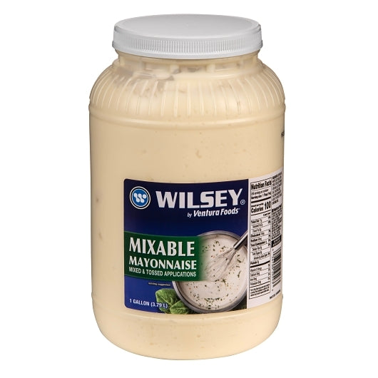 Wilsey Mayonnaise Mixable Mixed & Tossed, 4 x 1 GA Case - Condiments & Sauces