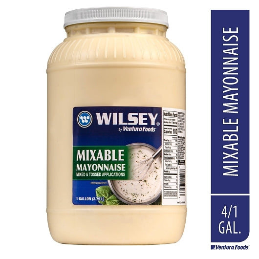 Wilsey Mayonnaise Mixable Mixed & Tossed, 4 x 1 GA Case - GS1 mobile-ready hero image