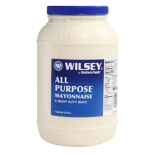 Wilsey All Purpose Mayonnaise Heavy Duty Plastic Wide Mouth Jar, 4 x 1 GA Case - Condiments & Sauces - image 2