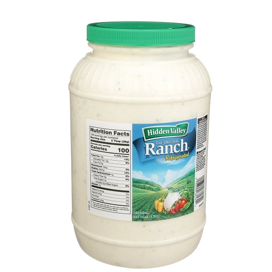 Hidden Valley Original Ranch Dressing Bulk, 4 x 1 GA Case - Alternate product angle or state