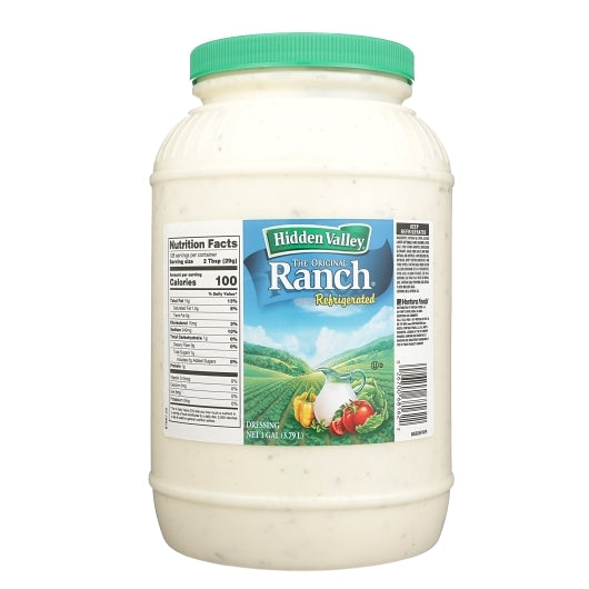 Hidden Valley Original Ranch Dressing Bulk, 4 x 1 GA Case - Front/center packaged product image