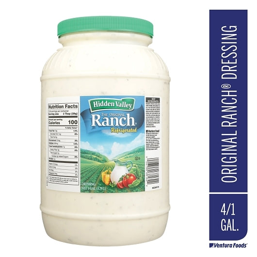 Hidden Valley Original Ranch Dressing Bulk, 4 x 1 GA Case - Condiments & Sauces