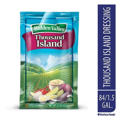 Hidden Valley Thick and Creamy Thousand Island Dressing Single Serve, 84 x 1.5 oz Case - DOT product image 4