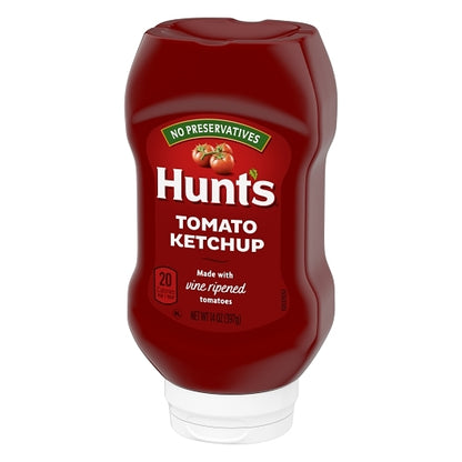 Hunts Tomato Ketchup Bottle Squeeze Bottle, 12 x 14 oz Case - DOT product image 4