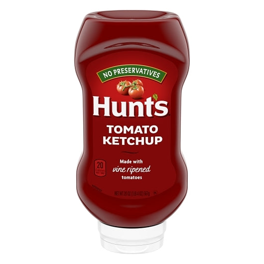 Hunts Tomato Ketchup Bottle Squeeze Bottle, 12 x 20 oz Case - DOT product image 2