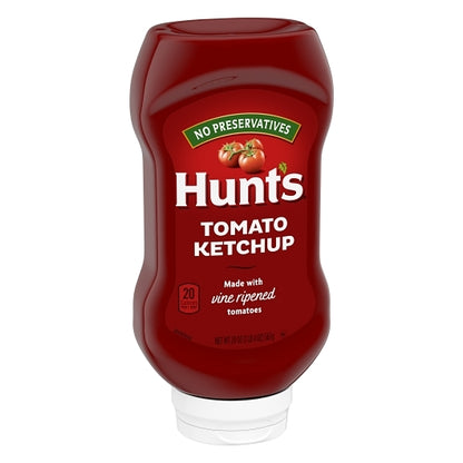 Hunts Tomato Ketchup Bottle Squeeze Bottle, 12 x 20 oz Case - DOT product image 3