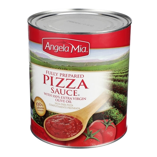 Angela Mia Fully Prepared Pizza Sauce, 6 x 106 oz Case - DOT product image 2