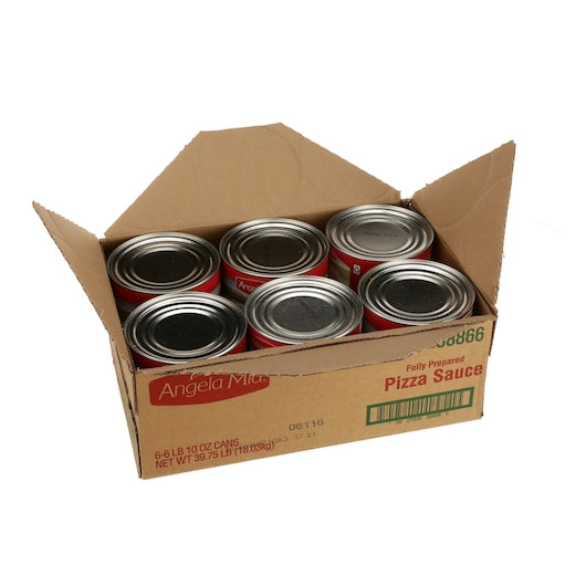 Angela Mia Fully Prepared Pizza Sauce, 6 x 106 oz Case - DOT product image 6