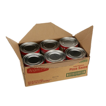 Angela Mia Fully Prepared Pizza Sauce, 6 x 106 oz Case - DOT product image 6