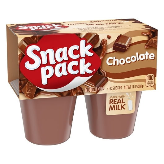Snack Pack Pudding Chocolate, 12 x 3.25 oz Case - DOT product image 3